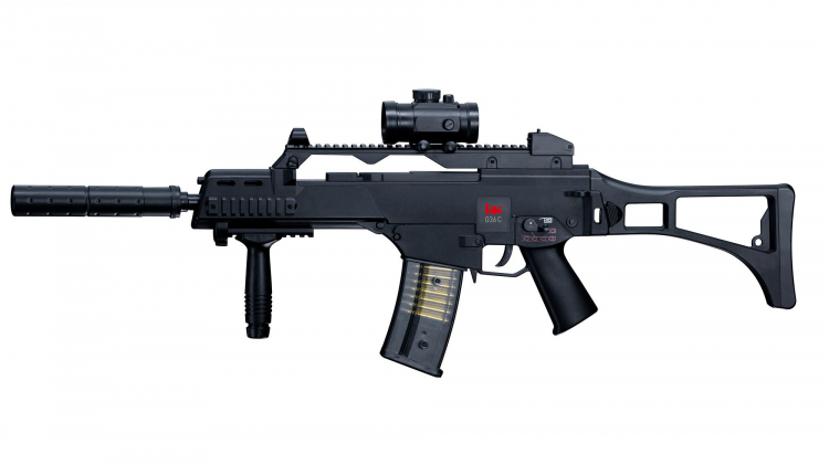 FUSIL ASSAUT BILLES G36 H&K SPRING BIPIED RED DOT RAILS UMAREX 25622  AIRSOFT 25622 :  : Vente de pistolet à bille, airsoft  ,softair,pistolets a billes ,airsoft gun