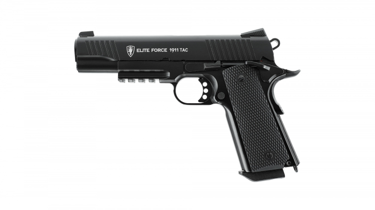 Elite Force 1911 TAC 6mm CO2 Airsoft Pistol Black