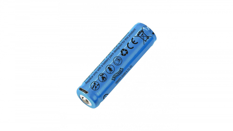 Products » Lights » Accessories » 3.7133 » Battery 18650 USB Li-Ion »