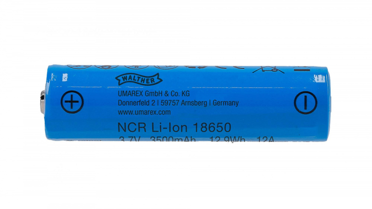 Products » Lights » Accessories » 3.7152 » Battery 18650 Li-Ion »